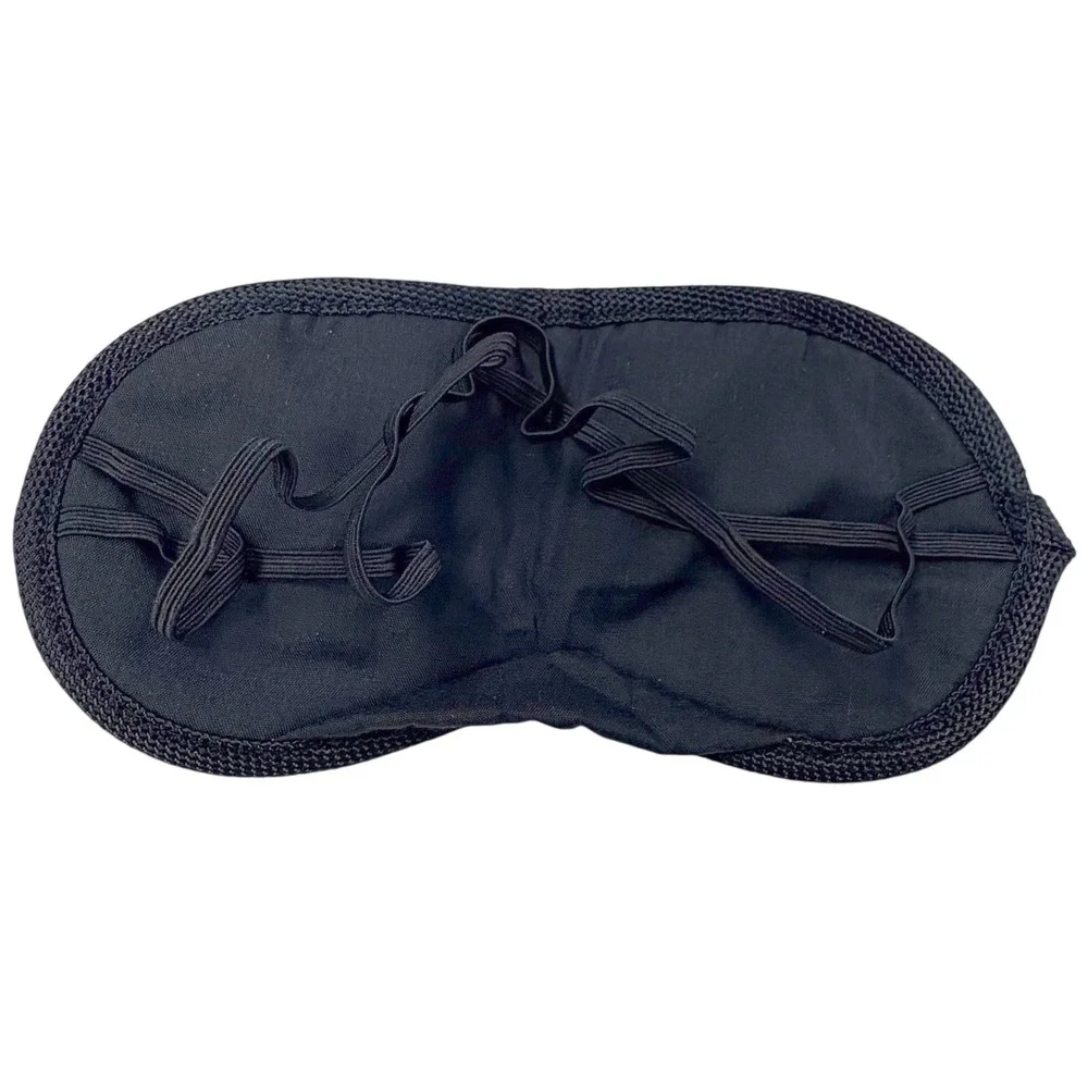 TUMI Delta Airlines Toiletry Pouch Eye Mask Set Black Ballistic Nylon Travel